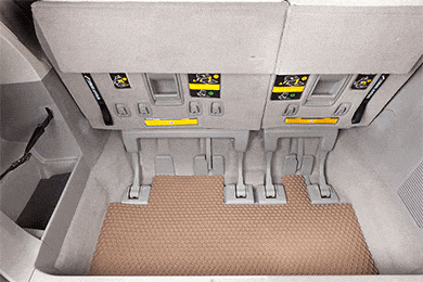 Hexomat Cargo Liner - INTRO-TECH AUTOMOTIVE HEXOMAT Hexagonal Cargo Liners Mats in Black, Tan, Grey and Clear