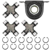 MotorbyMotor Driveshaft Carrier Bearing and U Joint Kit for Ford F250 F350 Super Duty 1999-2010-Center Support Assembly