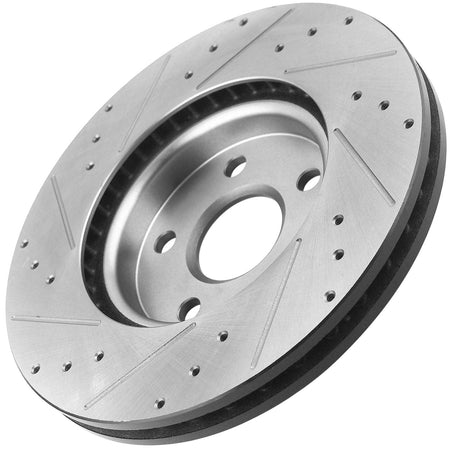 Front Brake Rotors Drill Slot For CHEVROLET EQUI GMC TERRAIN 2010 - 2017
