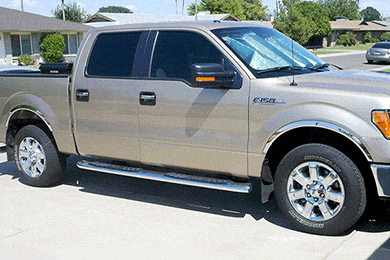 Putco Stainless Steel Fender Trim - Best Price on Putco Chrome Fender Trim for Trucks, SUV's & Cars