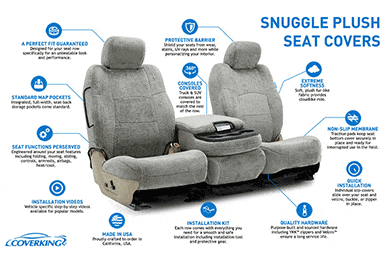 Coverking SnugglePlush Custom Seat Covers - FREE SHIPPING
