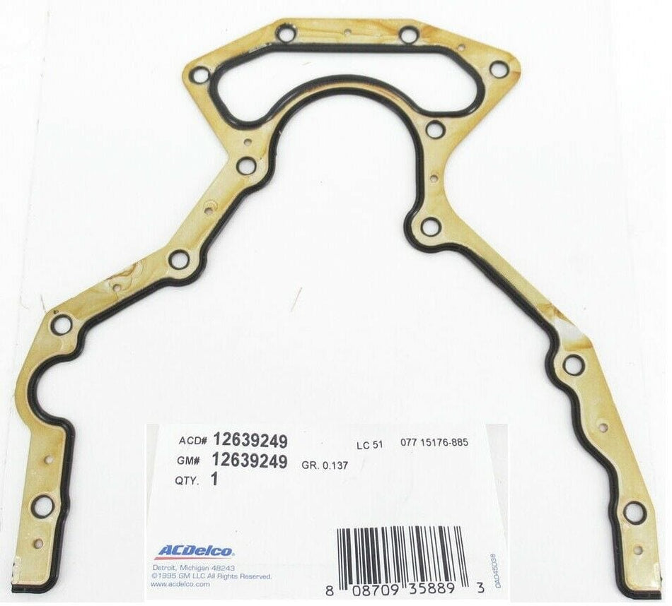 Genuine Rear Main Crankshaft Seal Gasket for Chevy Silverado GMC Sierra Cadillac