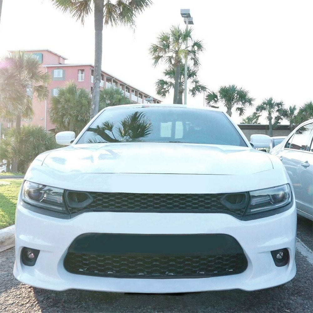 Mopar For 15-19 Dodge Charger SRT Scat Pack Daytona Upper Grille w/Bezels Dual Inlets 68417505AB