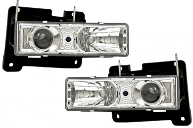 IPCW Headlights - IPCW Projector Headlights & Halo in Black, Chrome & Clear