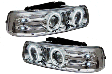 IPCW Headlights - IPCW Projector Headlights & Halo in Black, Chrome & Clear