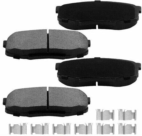 Rear Ceramic Brake Pads W/Hardware For Dodge Ram 1500 Durango Chrysler Aspen