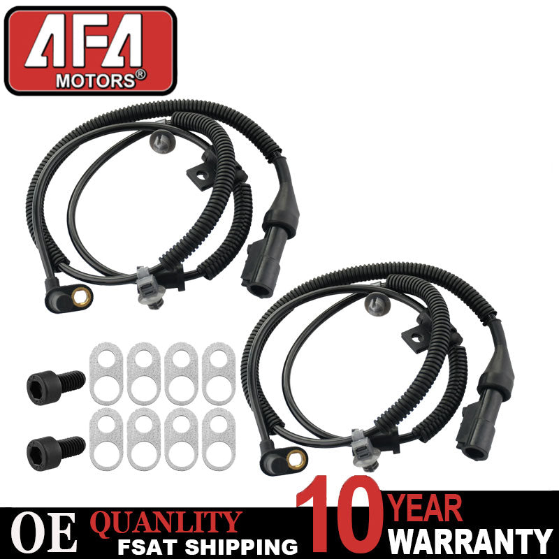 2X Front ABS Wheel Speed Sensor For 2009-2010 Ford F-150 4WD