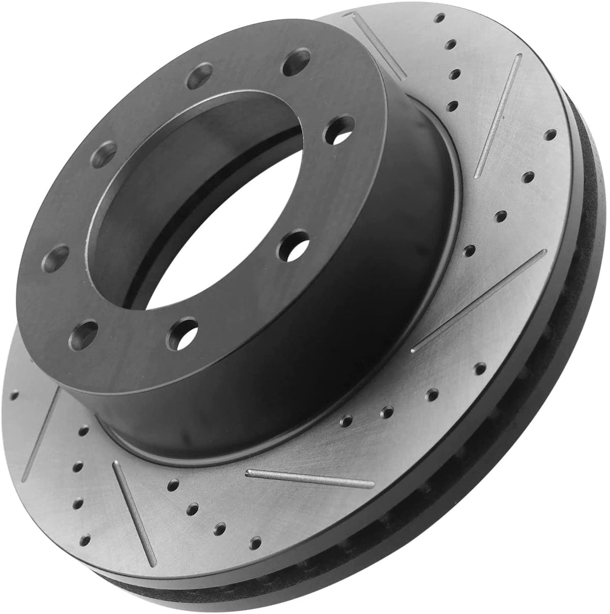 Front Drill and Slot Brake Rotors & Ceramic Pads for Ford F-250 F-350 SD 4WD