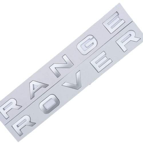Range Rover Emblem Hood Letters Matte Silver – AFA-Motors