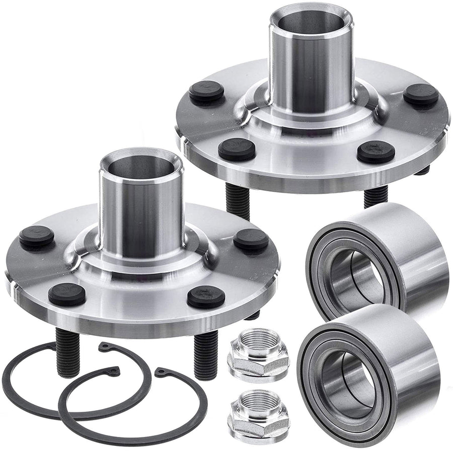 2x Front Wheel Hub Bearing Pair for 1999-2003 Lexus RX300 Solara 1992-2003 Camry