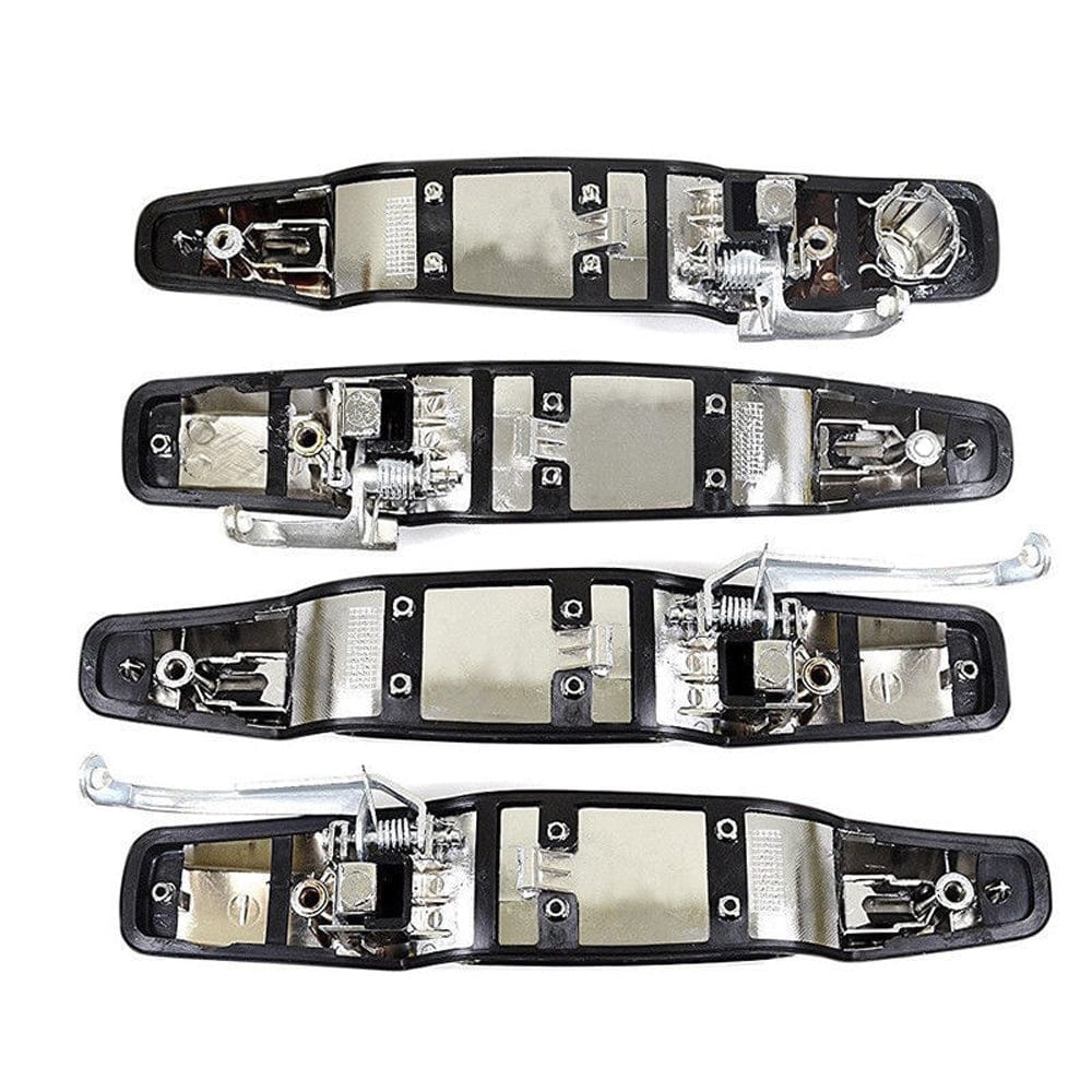 4 Pack Exterior Door Handle for 2007-2013 Cadillac Chevy GMC, Outer Right Sides, Chrome, 22738721