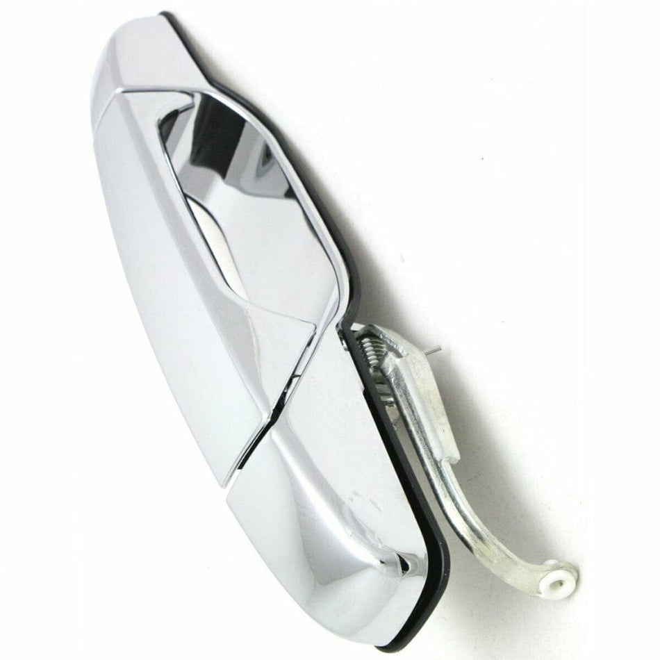 Exterior Door Handle for 2007-2013 Cadillac Chevy GMC, Rear Left Driver Side Outer Door Handle Outside Chrome