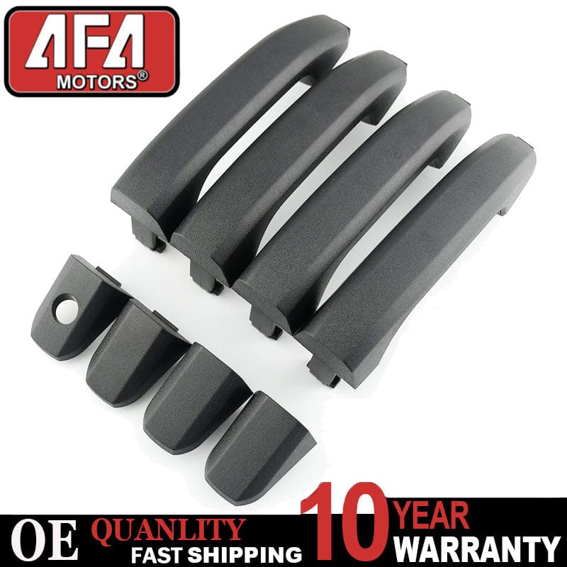 For Silverado Sierra Tahoe Yukon Suburban Gloss Black Painted 4 pcs Door Handles