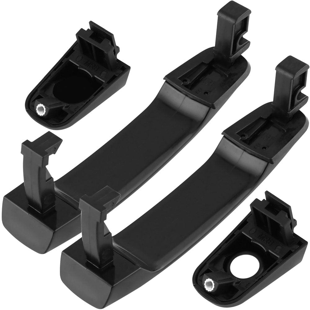 Front Exterior Door Handle Fits for Chevy Equinox HHR Malibu, Pontiac G6 Torrent, Suzuki XL-7 Car Door Handle (Black, Driver & Passenger Side)