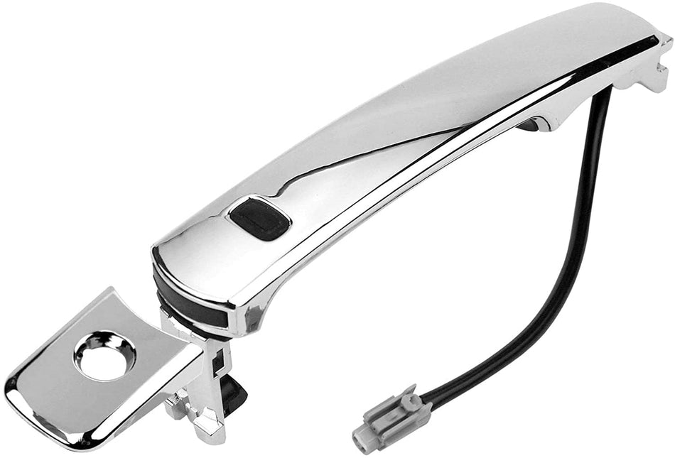 Front Left Door Handle Fits for Nissan Murano/Rogue/Rogue Select, Infiniti FX35/FX45/G35-Chrome Exterior Door Handle Driver Side