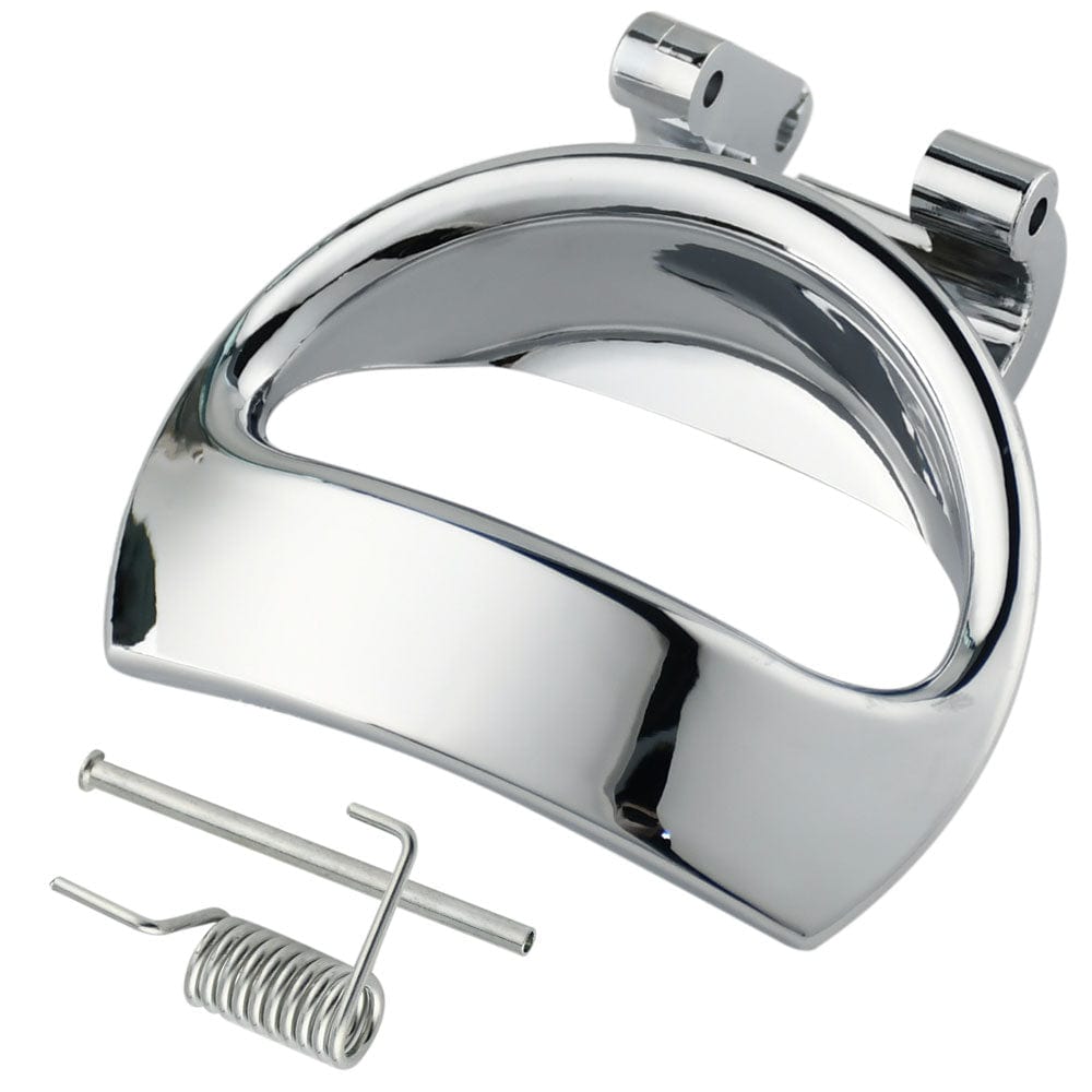 Front or Rear Driver Side Interior Door Handle Fits for Chevy HHR 2006-2011 Inside Car Door Handles (Silver Chrome)