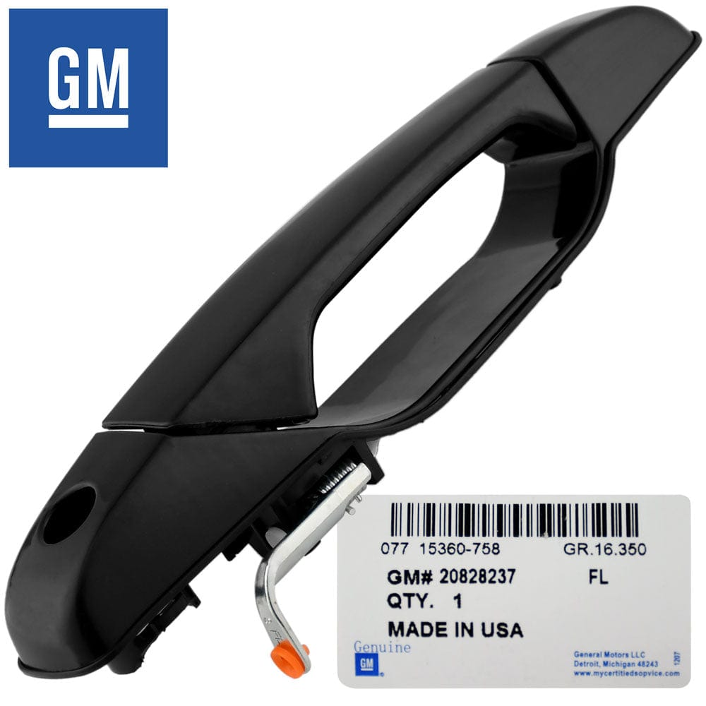 GM Exterior Black Door Handle FL Front for 07-14 Tahoe Silverado Yukon Sierra