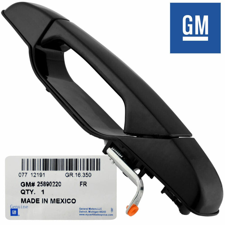 GM Exterior Black Door Handle FR Front for 07-14 Tahoe Silverado Yukon Sierra