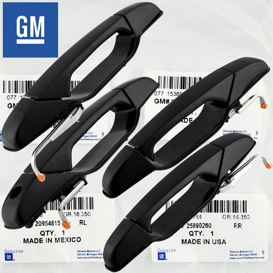 GM Exterior Front & Rear Door Handles for 07-14 Tahoe Silverado Yukon