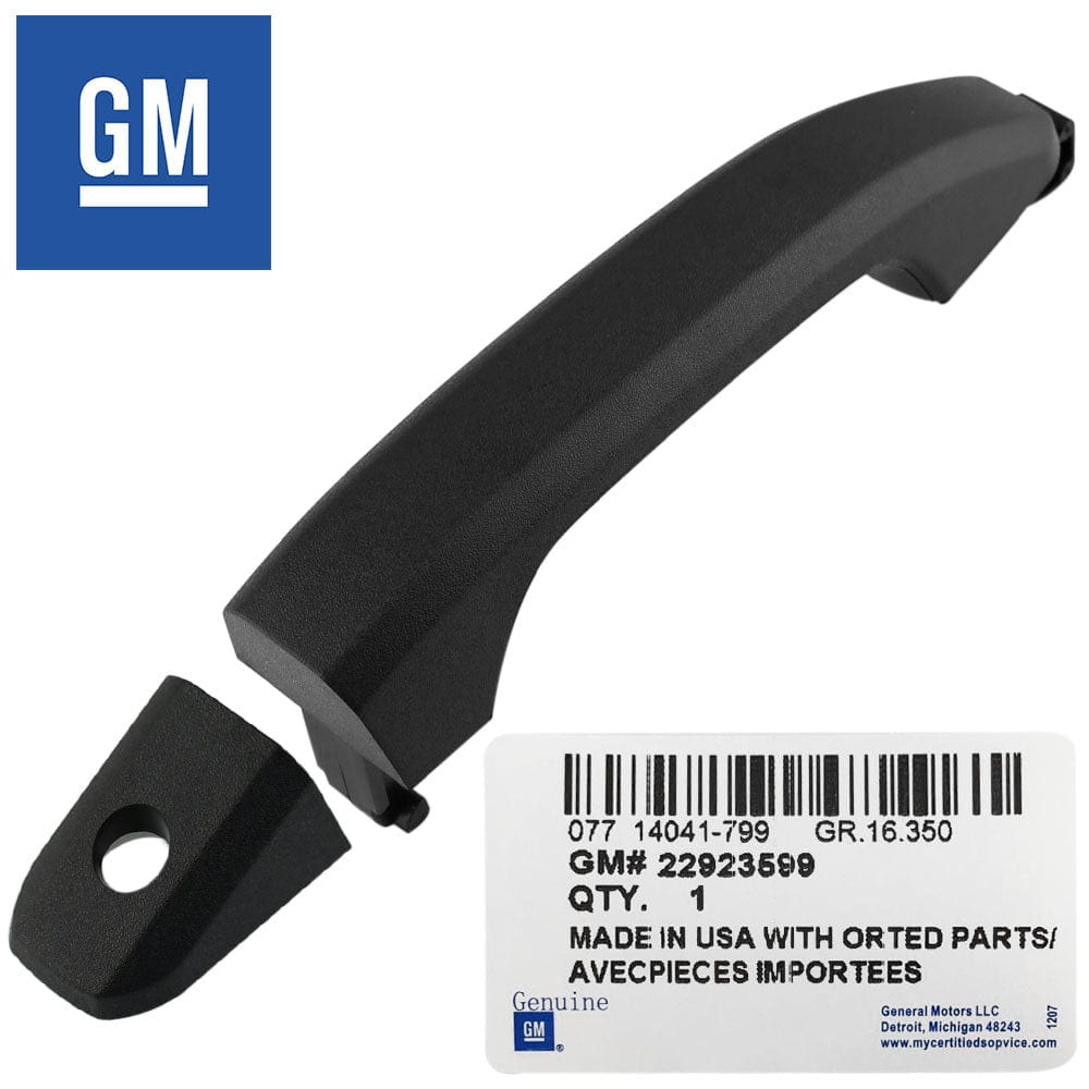 GM OEM Outside Door Handle Black Textured Rear LH RH Each for Silverado Sierra