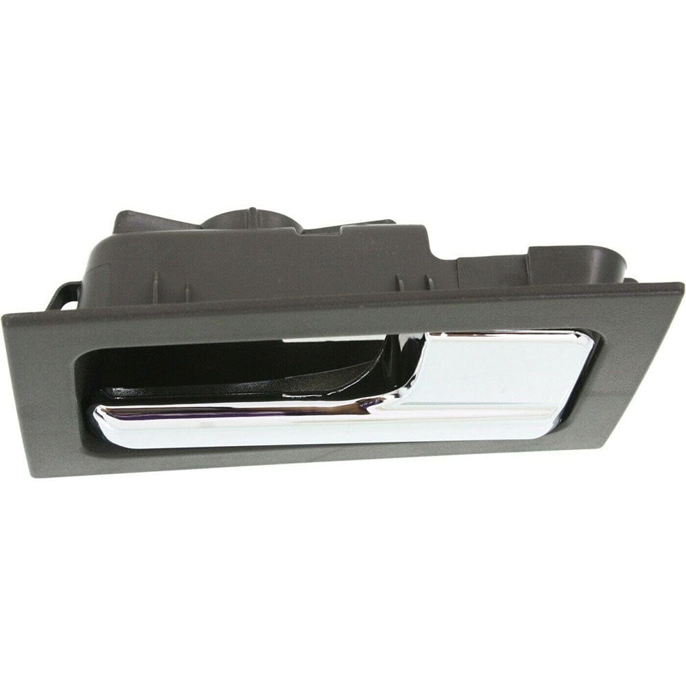 Interior Door Handle For 2009-2014 Ford F-150 Set of 4 Black Bezel Chrome Lever
