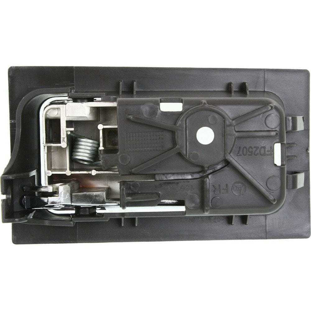 Interior Door Handle For 2009-2014 Ford F-150 Set of 4 Black Bezel Chrome Lever