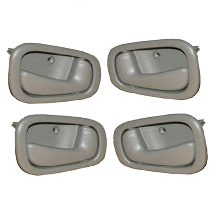 Interior Door Handles Front Rear Left Right Driver Passenger Side Fit 1998-2002 Toyota Corolla GEO Prizm Manual Lock Inside Door Handle-4pcs