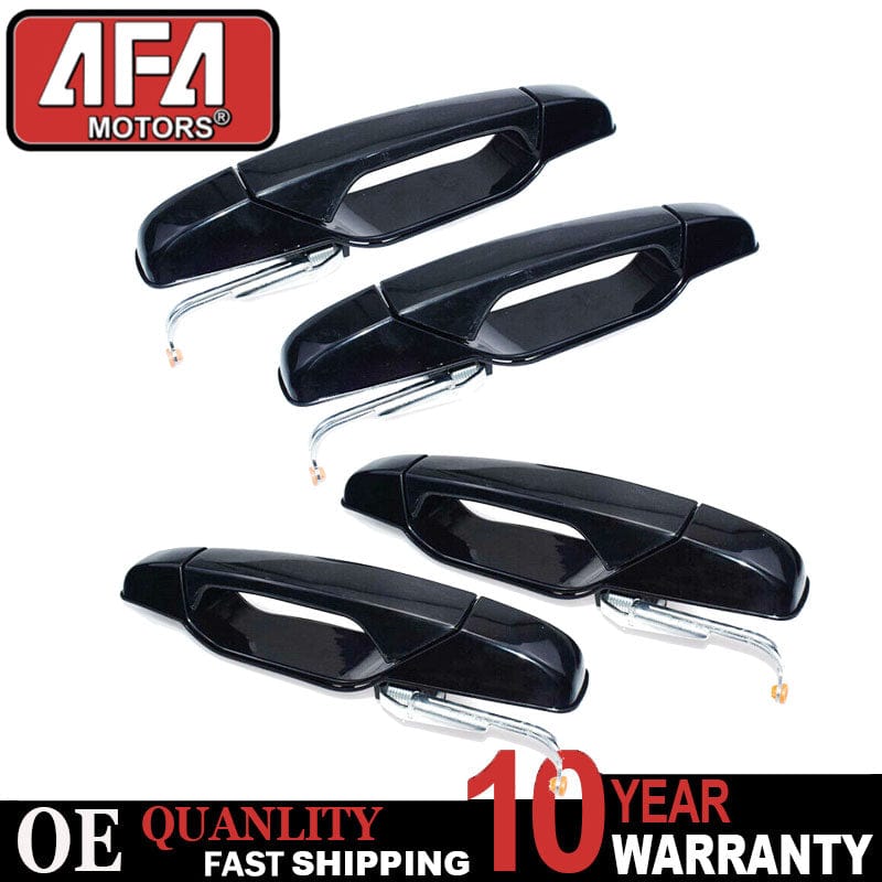 Outside Door Handle 4Piece Set For Chevy Silverado Sierra 1500 Yukon XL 2007-13