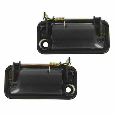 Pair GM Black Front Exterior Outside Door Handle for GMC Chevrolet C2500 C3500