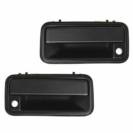 Pair GM Black Front Exterior Outside Door Handle for GMC Chevrolet C2500 C3500