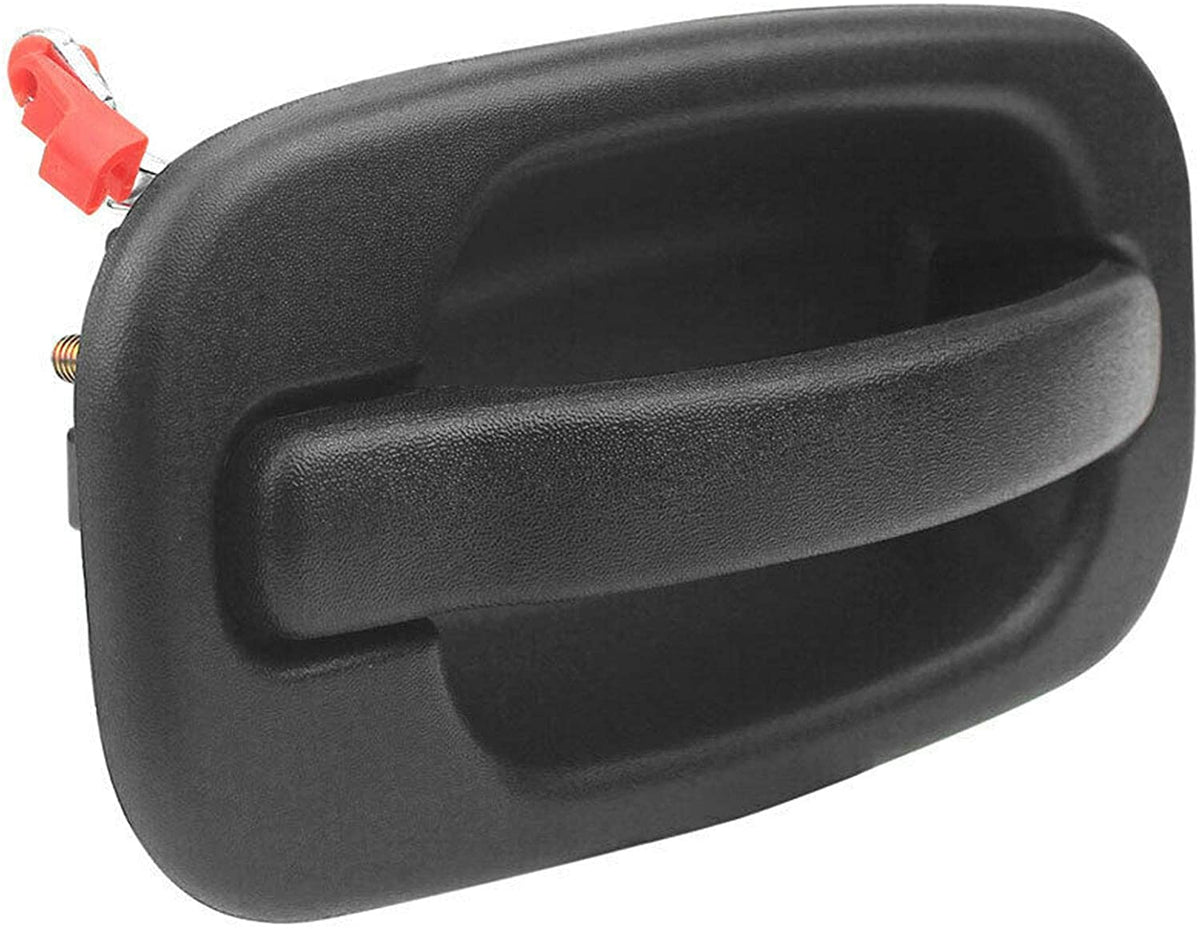 Pair Outside Door Handle Front Black For 1999-2007 Chevrolet Silverado 1500 3500