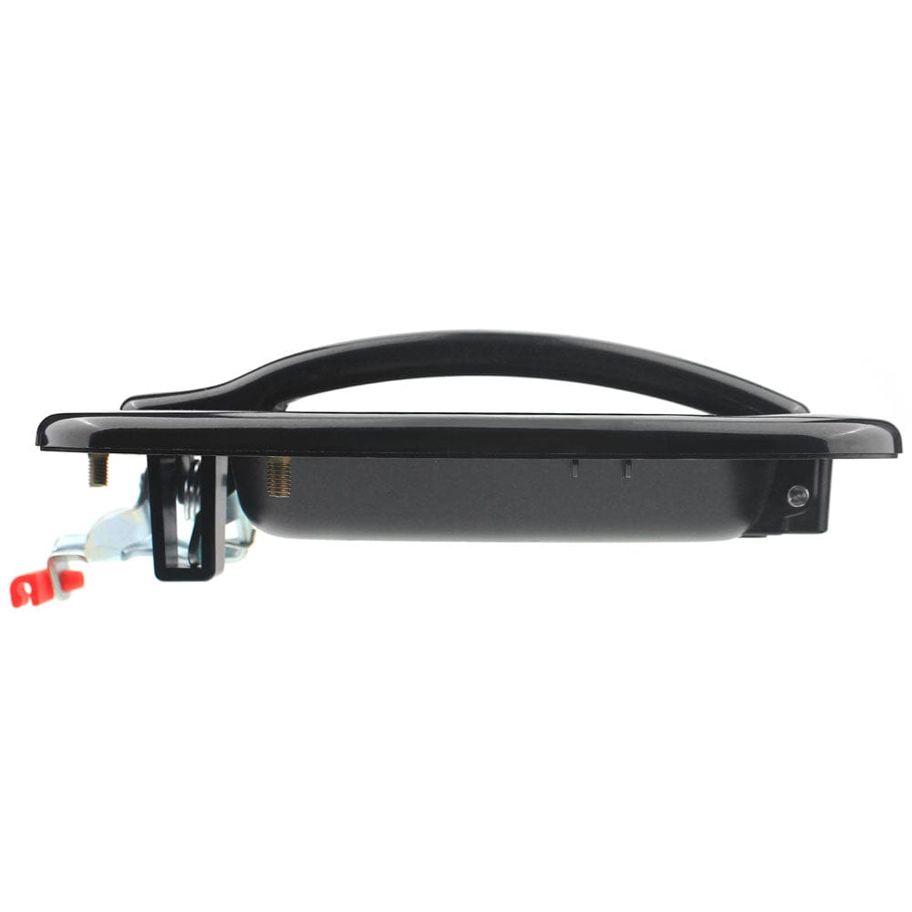Rear Left Door Handle Fits for Chevy Avalanche (Silverado/Suburban) 1500 2500,GMC Sierra 1500 2500/Yukon/ Yukon XL-Outer Outside(Black)-Driver Side