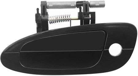 Rear Left Exterior Door Handle Fits for Nissan Altima 2002-2006 Driver Side Outer Door Handles (Smooth Black)