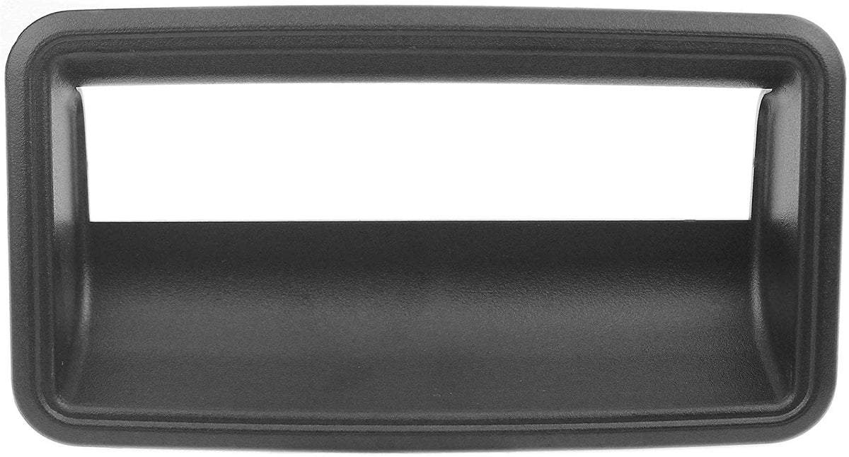 Rear Tailgate Handle & Bezel Fits for Chevy GMC C1500 C2500 C3500 K1500 K2500 K3500-Car Door Handle (Black)