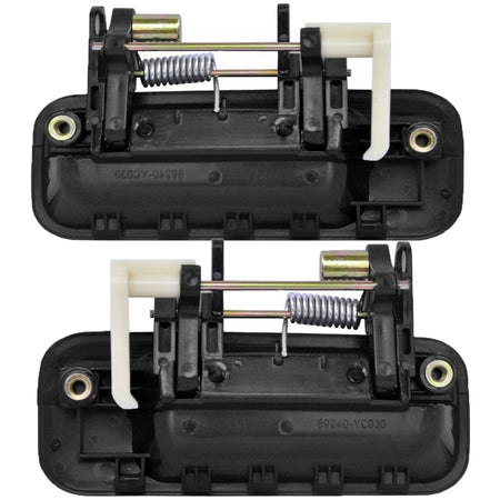 Set of 4 Exterior Door Handle for 1997-2001 Toyota Camry Front Rear Black 69220-AA010