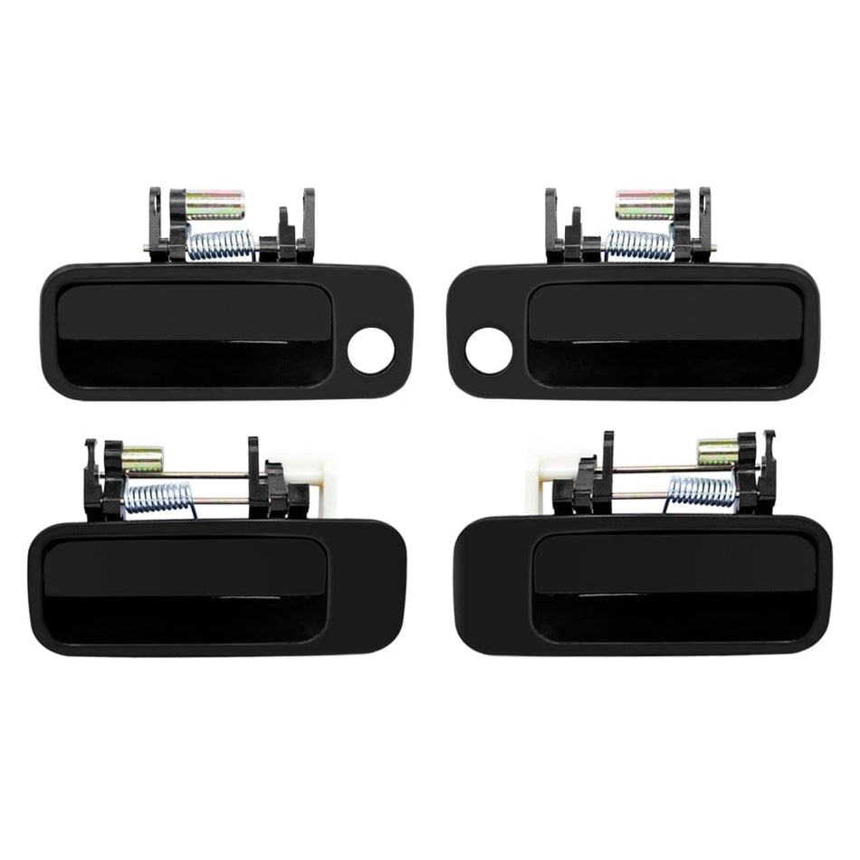 Set of 4 Exterior Door Handle for 1997-2001 Toyota Camry Front Rear Black 69220-AA010