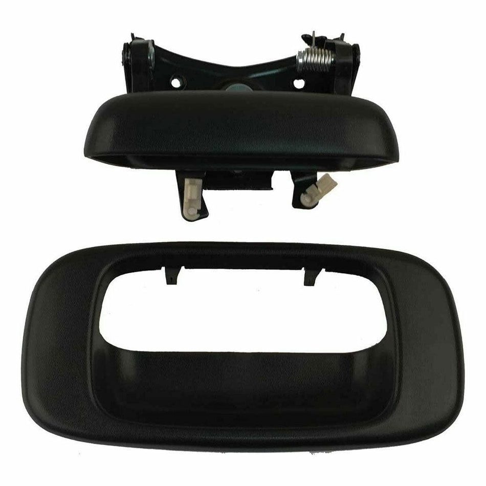 Tailgate Latch Handle & Bezel For 2004 2005 2006 GMC Sierra 1500 2500 HD Chevy
