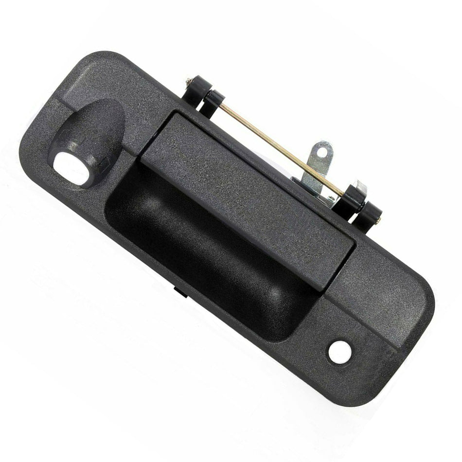 Textured Black Tailgate Handle With Rear Camera Hole Fit 2007-2013 Toyota Tundra Liftgate Hatch Rear Back Latch Handle