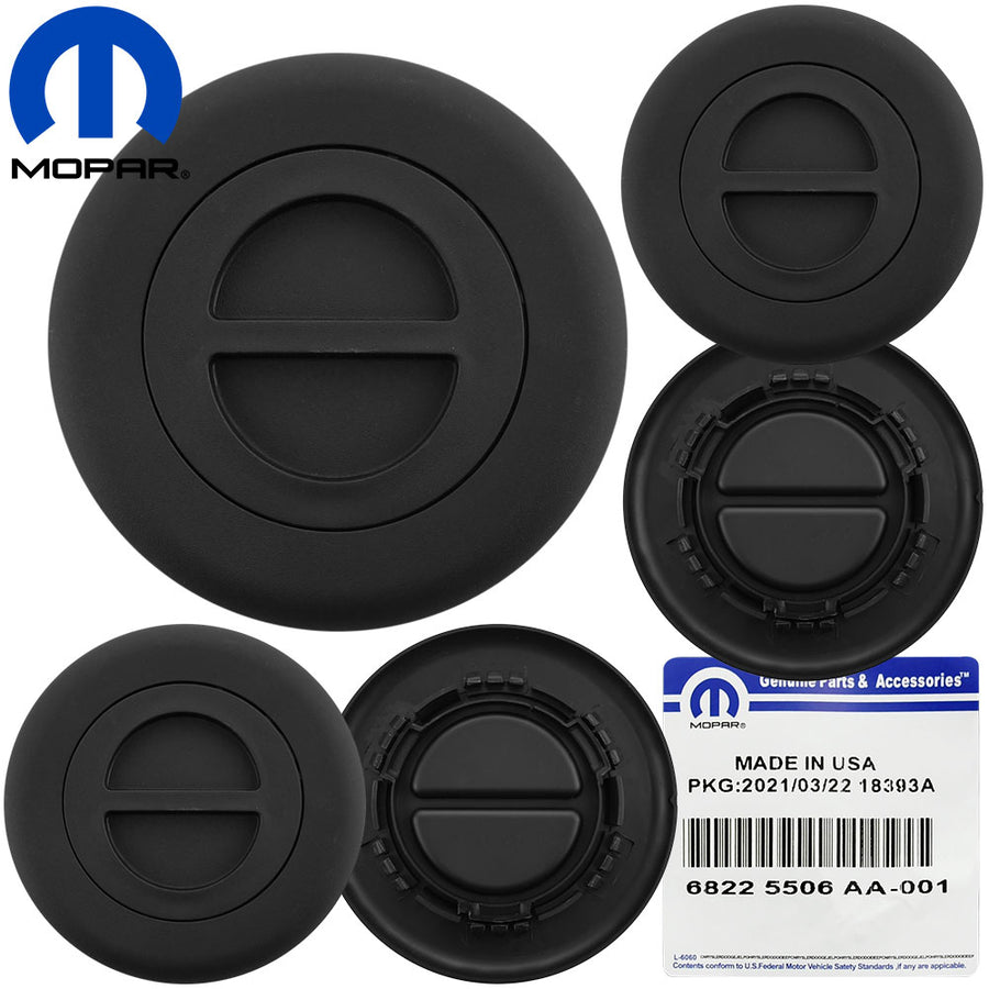 Mopar OEM Wheel/Gooseneck Bed Plug Cover Kit for 2014-2019 Ram 2500 3500
