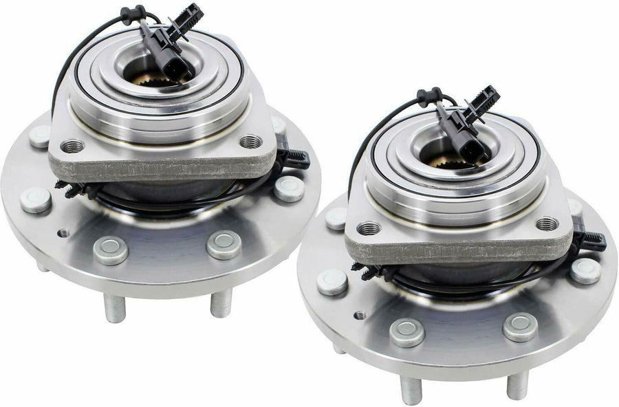 Front Wheel Bearing and Hub For 2011-2019 Sierra Silverado 3500 HD 4WD