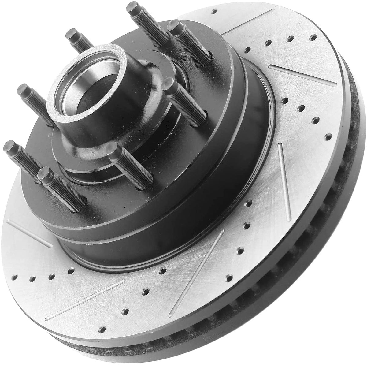 345mm Front E-Coating Brake Rotors + Pads For 2008-2014 Ford E150 E250 E350 SD