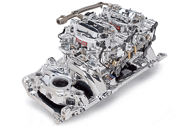 Edelbrock Performer RPM Air Gap Intake Manifolds - Edelbrock Air Gap Muscle Car Intake & Intake Manifolds for Trucks