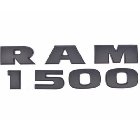 6pcs NEW Black Dodge RAM 1500 Grill Tailgate Side HEMI 3D Emblem Badge