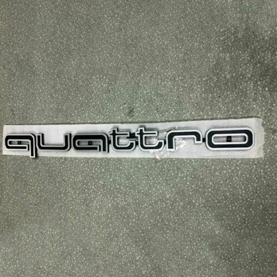 Audi RS Style Quattro Front Grille Emblem Badge - OEM Look Upgrade