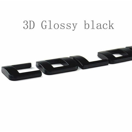Chevrolet Colorado Emblem Kit Letter Badge Black