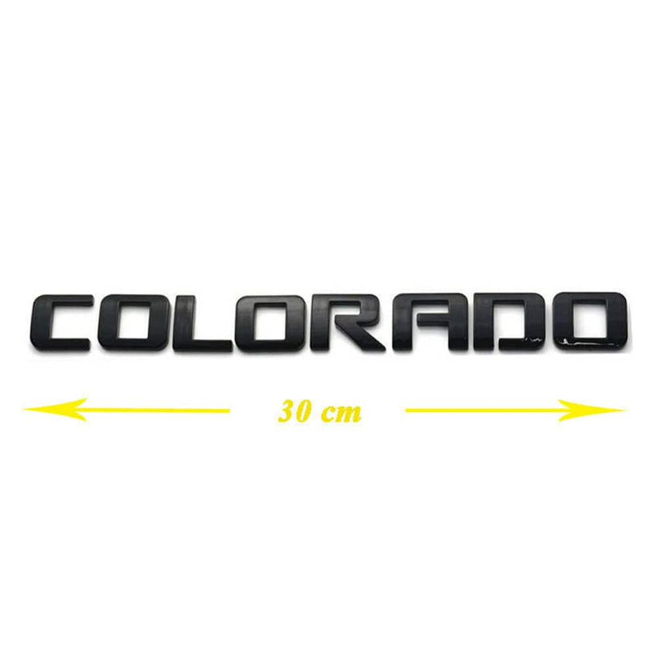 Chevrolet Colorado Emblem Letter Badge Black