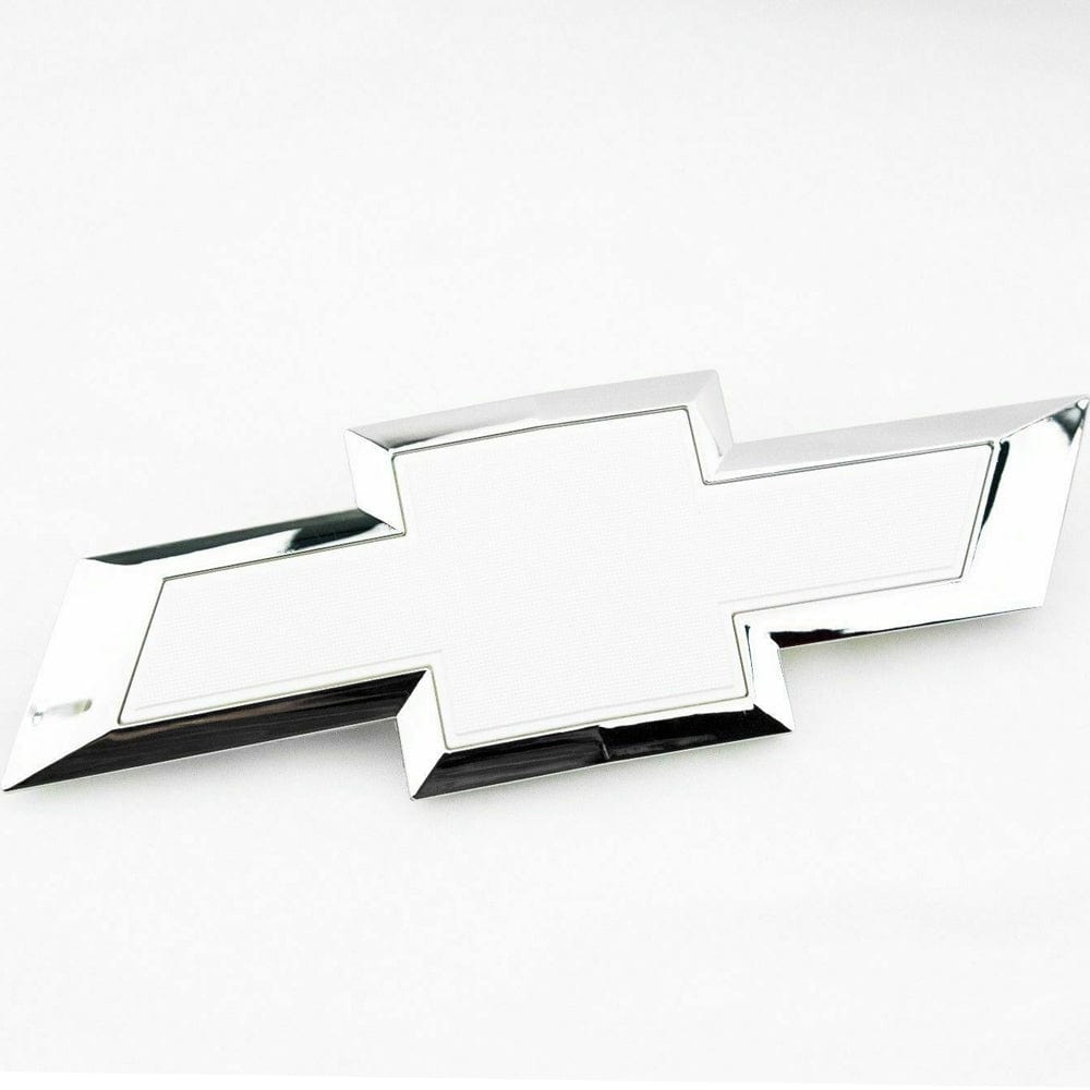 Chevrolet Silverado 1500 Bowtie Emblem Kit White