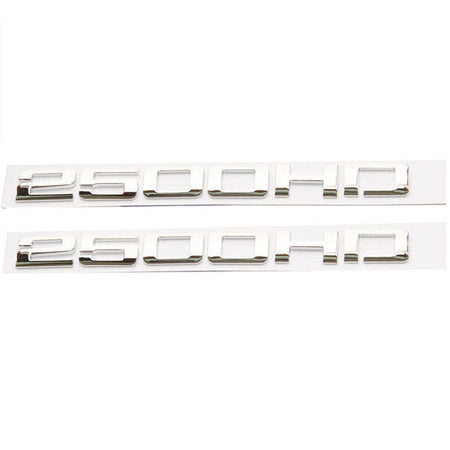 Chevrolet Silverado 2500HD Emblem - 2500HD Chrome 2pcs