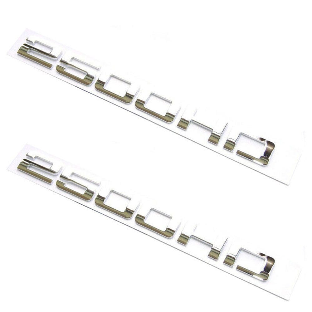 Chevrolet Silverado 2500HD Emblem - 2500HD Chrome 2pcs