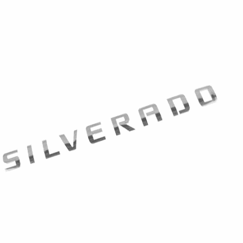 Chevrolet Silverado Emblem - Silverado Letter Chrome 15129652